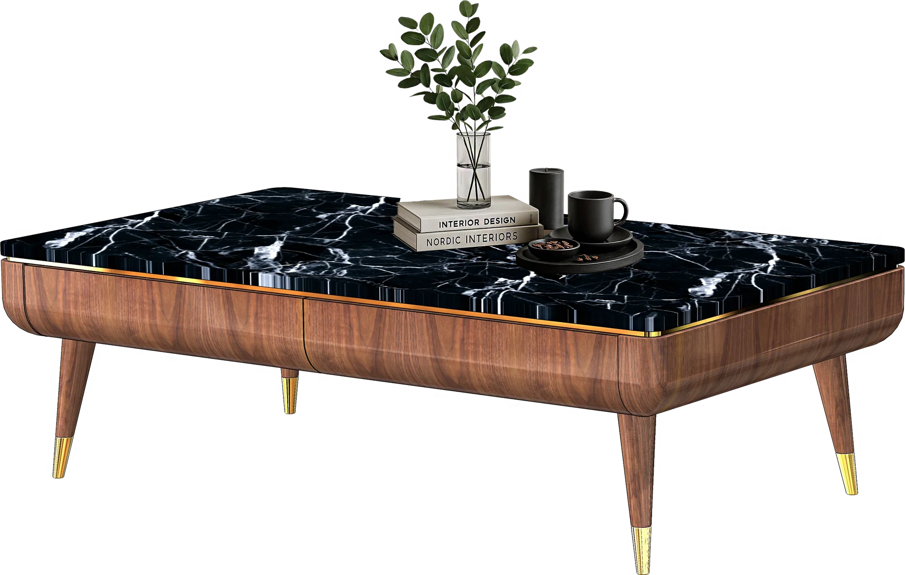 Rectangular coffee table