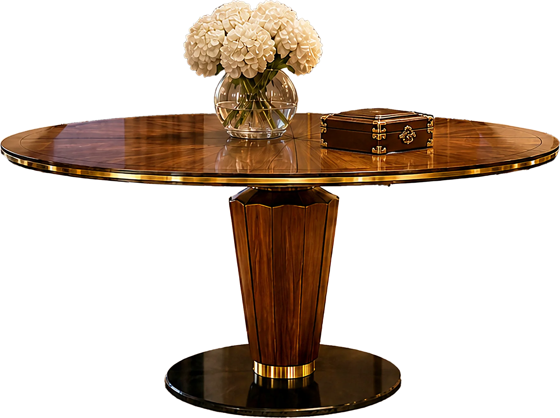 Round dining table