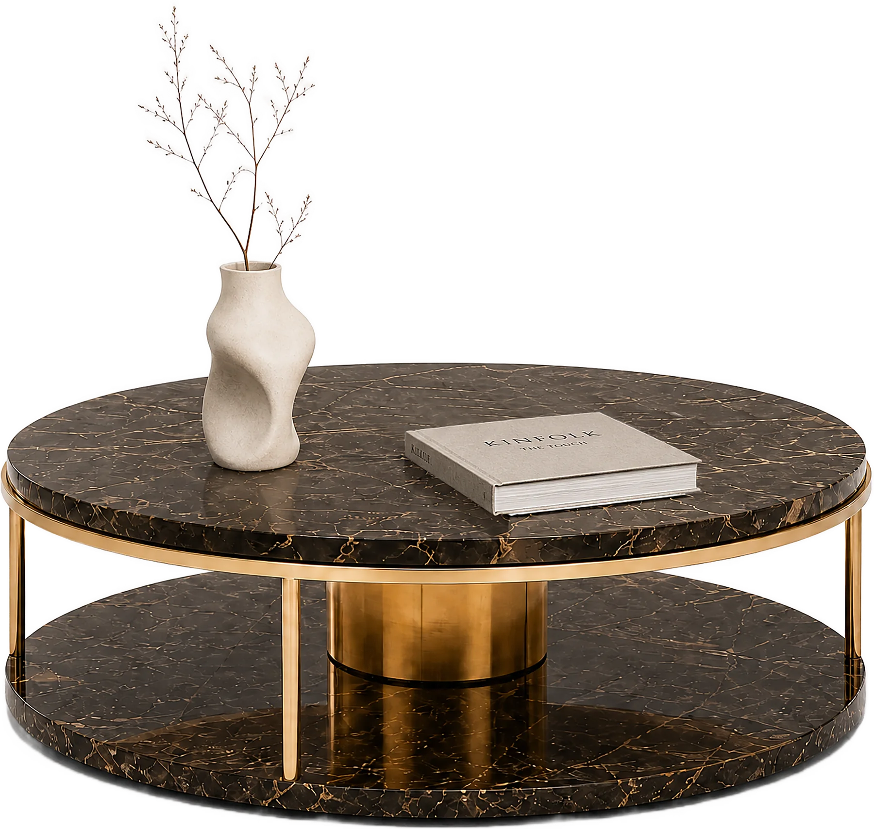 Round coffee table