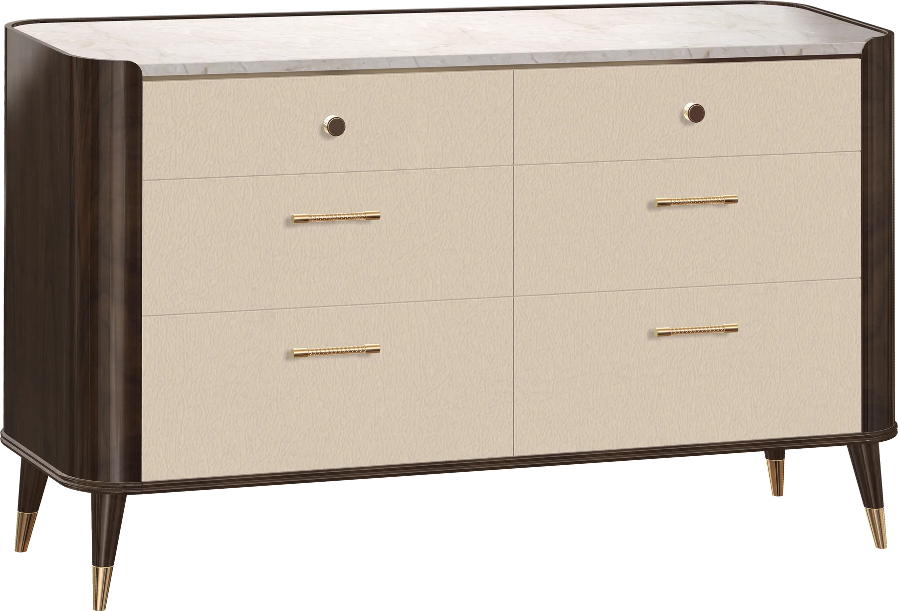 Six-drawer chest