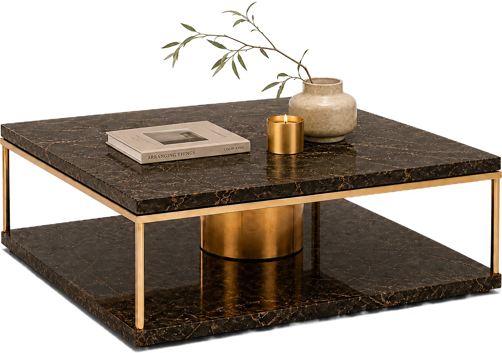 Square coffee table