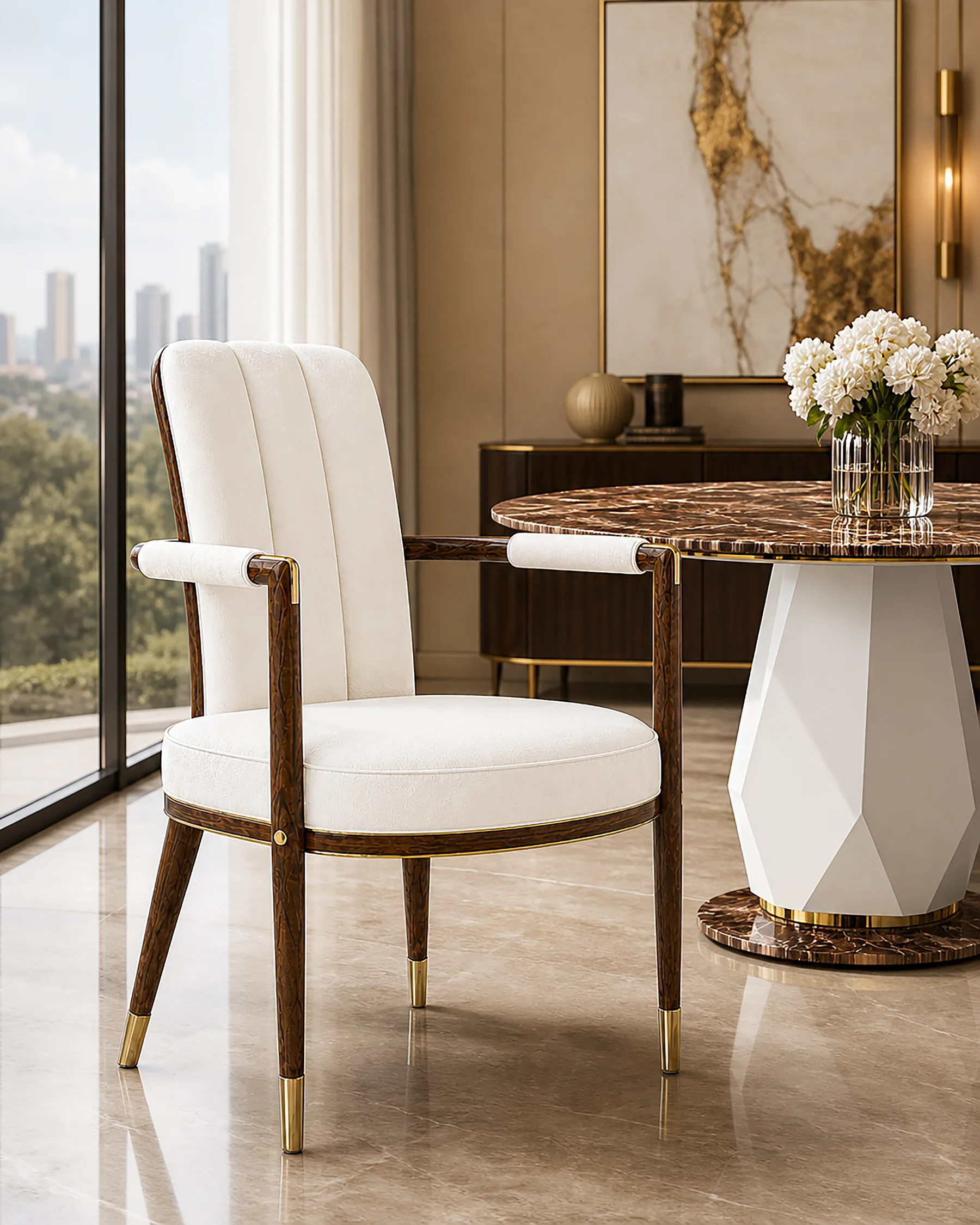 Sirius dining chair in situ.